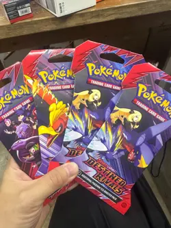 4 NEW Factory Sealed Destined Rivals Sleeved Booster Pack Pokemon Scarlet&Violet - Image 1