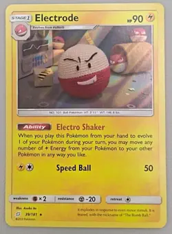 Electrode 39/181 Team Up Pokemon TCG - LP - Image 1