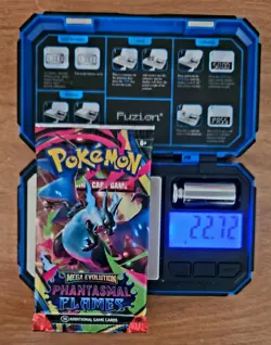 EXTREMELY HEAVY Pokemon Phantasmal Flames Factory Sealed Pack 22.72g - Image 1