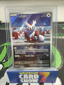 Pokemon Delibird 152/132 Holo Illustration Rare: Mega Evolution English Mint/NM - Image 1
