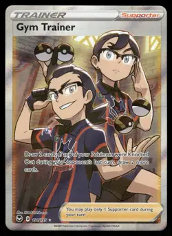 Gym Trainer 191/195 Ultra Rare Silver Tempest Pokemon Holo Near Mint - Image 1