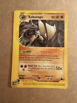 Pokemon TCG Kabutops Skyridge 14/144 Non Holo Rare MP - Image 1