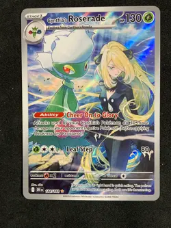 Pokemon TCG Cynthia's Roserade 184/182 Sv10: Destined Rivals nm - Image 1