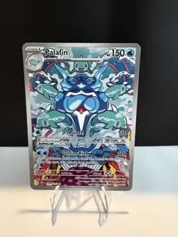 Palafin Holo IR Illustration Rare Pokemon TCG 2023 Obsidian Flames 200/197 - Image 1