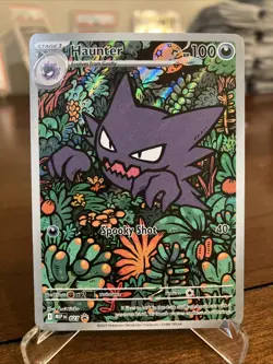 HAUNTER 027 POKEMON TCG MEGA EVOLUTIONS BLACK STAR PROMO MEP Illustration Rare - Image 1