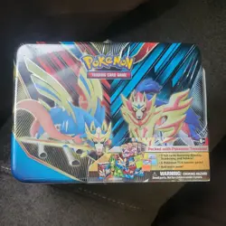 Pokemon TCG Zacian & Zamazenta Collector's Chest Tin Set - Factory Sealed - Image 1