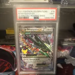 PSA 9 💎 M Rayquaza EX 76/108 Celebrations 2021 Pokemon Classic Coll #76 - Image 1