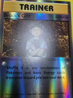 Pokemon MP Brock’s Grit 74/108 XY Evolutions Reverse Holo - Image 3