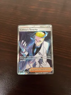 2024 Pokemon Shrouded Fable Colress’s Tenacity 087/064 Full Art - Image 1