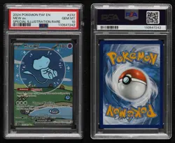 Mew ex Special Illustration Rare Pokemon Scarlet Violet Paldean Fates PAF PSA 10 - Image 3