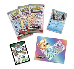 Pokemon PRISMATIC EVOLUTIONS Tech Sticker Collection - GLACEON - SEALED/NEW - Image 3