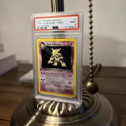 Dark Alakazam 1st Edition 1/82 PSA 9 MINT Pokemon Team Rocket 1st-Ed Holo Rare - Image 1
