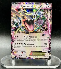 Rayquaza EX (Shiny) XY69 Black Star Promo Pokemon XY Promos 2015 LP/MP - Image 2