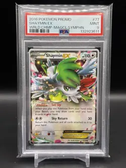 2016 Pokemon World Championships Shaymin Promo Magical Symphony PSA 9 - Image 1