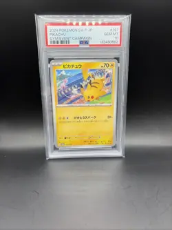Pikachu # 197 SV-P | Japanese Pokemon TCG 2024 Gym Event Campaign Promo | PSA 10 - Image 3