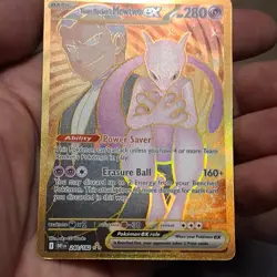 Pokemon Team Rocket's Mewtwo EX 240/182 Hyper Rare Holo Destined Rivals - Image 1