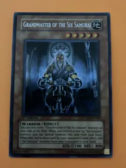 Grandmaster of the Six Samurai STON-EN000 Secret Rare 1st Edition Yugioh NM - Image 3
