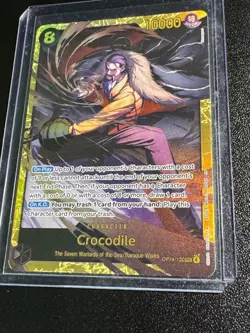 One Piece TCG The Azure Sea’s Seven Crocodile SEC OP14-120 - Image 1