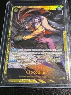 One Piece TCG The Azure Sea’s Seven Crocodile SEC OP14-120 - Image 2