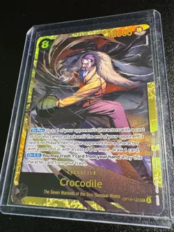 One Piece TCG The Azure Sea’s Seven Crocodile SEC OP14-120 - Image 4