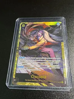 One Piece TCG The Azure Sea’s Seven Crocodile SEC OP14-120 - Image 5