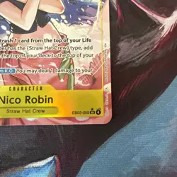 One Piece Nico Robin Alt Art Heroines Edition EB03-055 SR English - Image 4