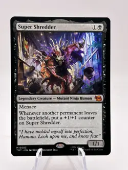 Super Shredder 0083 Teenage Mutant Ninja Turtles TMT MTG NM - Image 1
