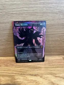 Super Shredder * Borderless * - MTG TMT Teenage Mutant Ninja Turtles - NM/MINT - Image 1