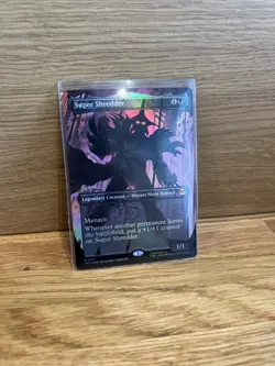 Super Shredder * Borderless * - MTG TMT Teenage Mutant Ninja Turtles - NM/MINT - Image 3