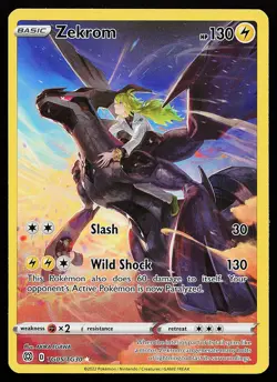 Zekrom TG05/TG30 Ultra Rare Brilliant Stars Pokemon Card - Image 1