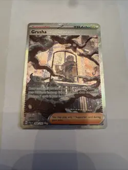 Pokemon TCG Grusha Paldea Evolved Trainer Holo Card 268/193 Near Mint - Image 1