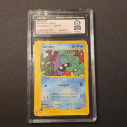 Pokemon TCG Shellder Expedition Base Set, Card 129/165, Regular Common - Image 1