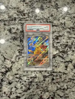 Pokemon Pikachu Holo 2022 CHI Sv-P Promotional Cards 001/SV-P PSA 10 Promo - Image 1