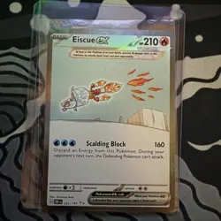 Eiscue ex 222/197 Obsidian Flames Full Art Ultra Rare Holo Pokemon Card NM - Image 1