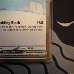Eiscue ex 222/197 Obsidian Flames Full Art Ultra Rare Holo Pokemon Card NM - Image 2