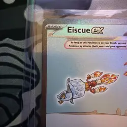 Eiscue ex 222/197 Obsidian Flames Full Art Ultra Rare Holo Pokemon Card NM - Image 4