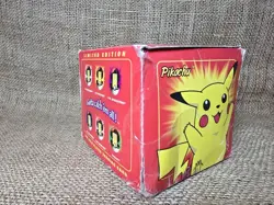 Pokemon PIKACHU 23k Gold Plated Trading Card Vintage 1999 Burger King Red Box - Image 4
