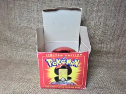 Pokemon PIKACHU 23k Gold Plated Trading Card Vintage 1999 Burger King Red Box - Image 5