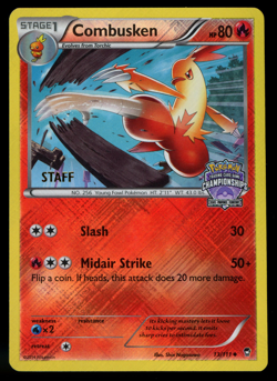 Pokemon League & Championship Cards (Arena Cup) Combusken #13 STAFF - Image 1