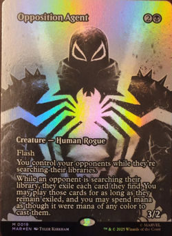 Opposition Agent - Foil Borderless MYTHIC RARE Magic the Gathering MtG Card 0019 - Image 1