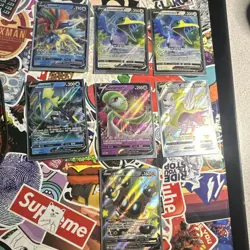 Pokemon Sword & Shield V Foil Card Lot - Keldeo V, Gardevoir V, Cramorant V - Image 1