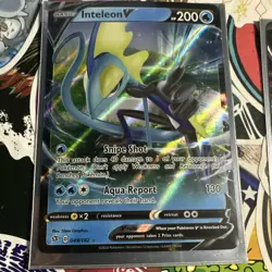 Pokemon Sword & Shield V Foil Card Lot - Keldeo V, Gardevoir V, Cramorant V - Image 5