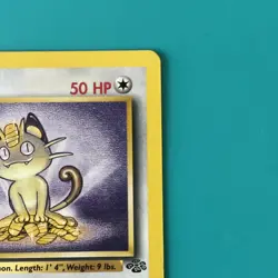 Pokemon TCG Meowth Jungle Card 1st Edition 1999 56/64 Raw - Image 3