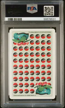 1998 POKEMON STADIUM GREEN VERSION PLAYING CARDS ACE OF HEARTS CHANSEY PSA 10 - Image 2