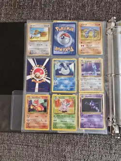 Vintage Pokemon Card Binder Rare Lot Wotc Base/ Mixed Holo+ Non Pokemon - Image 2