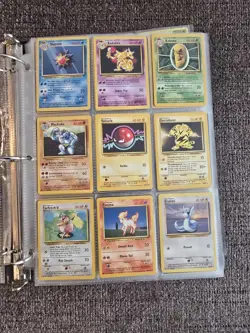 Vintage Pokemon Card Binder Rare Lot Wotc Base/ Mixed Holo+ Non Pokemon - Image 3