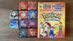 Pokemon Action Flipz Lenticular Action Collectibles Binder And Lot of 10 Cards - Image 1