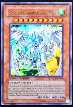 Stardust Dragon/Assault Mode DPCT-EN003 * ULTRA RARE LIMITED EDITION * Yu-Gi-Oh! - Image 1