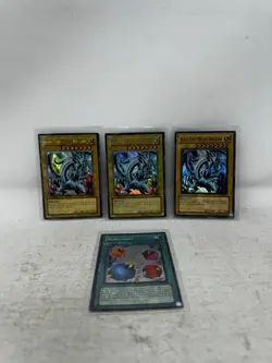 Yugioh Card Lot Blue Eyes White Dragon (3) - Image 2