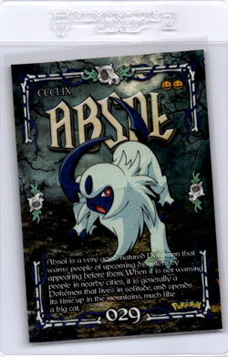 absol Peruvian Halloween Pokemon card - Image 1